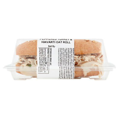 Fresh Creative Cuisine Peppered Turkey & Havarti Oat Roll, 7.5 oz