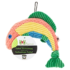 HuggleHounds Rainbow Trout Dog Toy