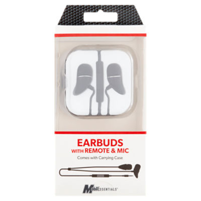 MobilEssentials Earbuds with Remote & Mic