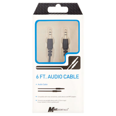 MobilEssentials 6 ft. Audio Cable