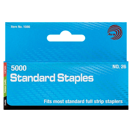 Ava Standard Staples, 5000 count