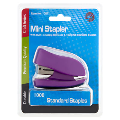 Swingline, Office, Mini Purple Stapler Loaded With Staples Swingline