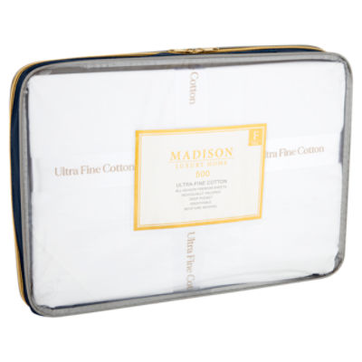 Madison Luxury Home Ultra-Fine  Cotton 500 Full Premium All-Season Sheets