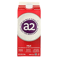 a2 Milk Milk, Whole, 59 Fluid ounce