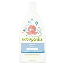 Babyganics Fragrance Free Bubble Bath, 20 fl oz