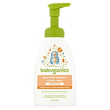 Babyganics Orange Blossom Good Night Shampoo & Body Wash, 16 fl oz