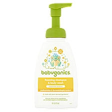 Babyganics Foaming, Shampoo+Body Wash, 16 Fluid ounce