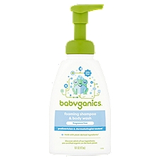 Babyganics Fragrance Free Foaming Shampoo & Body Wash, 16 fl oz
