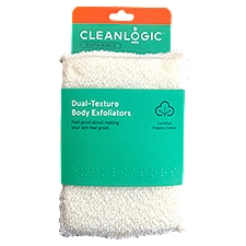 Cleanlogic Dual-Texture, Body Exfoliators, 1 Each