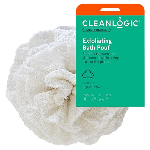 Cleanlogic Exfoliating Bath Pouf
Benefit
Just like magic, our unique material safely exfoliates to ensure an even smoothness, leaving your skin in the best condition to renew and rehydrate. Now your skin will feel softer and brighter than ever before. Ta-da!