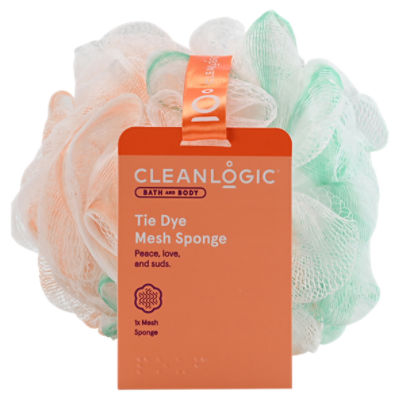 Cleanlogic - Silky Mesh Bath & Shower Sponge (Pack of 4) 
