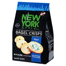 New York Style Plain Bagel Crisps, 7.2 Ounce