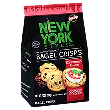 New York Style Cinamon Raisin Bagel Crisps, 204 Gram