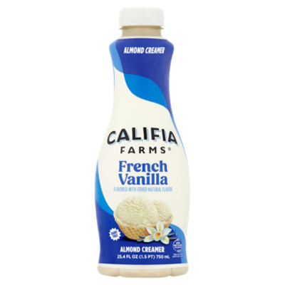 Califia Farms French Vanilla Almond Creamer, 25.4 fl oz, 25.4 Fluid ounce