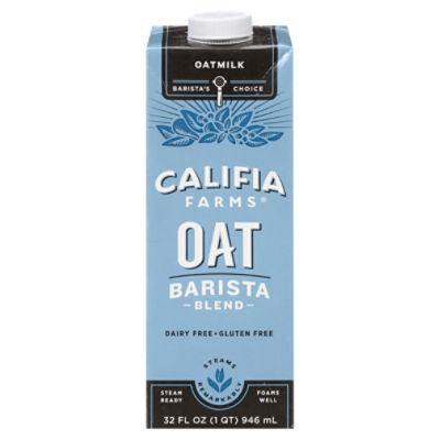 Califia Farms Oat Barista Blend Oatmilk, 32 fl oz, 32 Fluid ounce