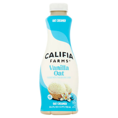 Califia Farms Vanilla Flavored Oat Creamer, 25.4 fl oz Fairway