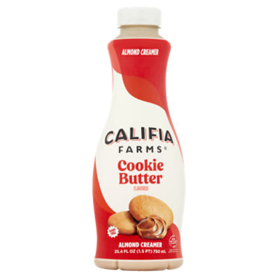 Califia Farms Cookie Butter Flavored Almond Creamer, 25.4 fl oz