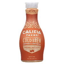 CALIFIA FARMS Caramel Oat Latte with Oatmilk, Cold Brew Coffee, 48 Fluid ounce