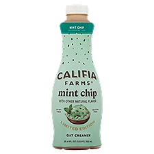 Califia Farms Mint Chip Oat Creamer Limited Edition, 25.4 fl oz, 25.4 Fluid ounce