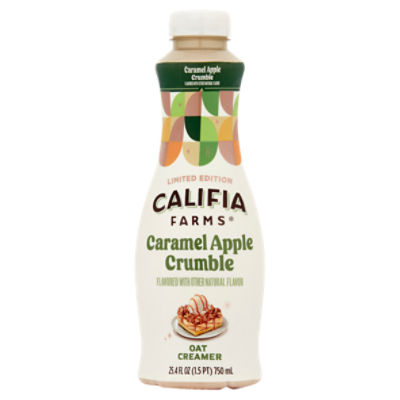 Califia Farms Pumpkin Spice Creamer with Almondmilk Limited Edition, 25.4 fl oz