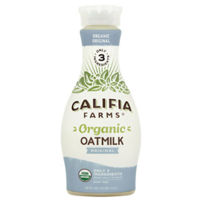 Califia Farms Organic Original Oatmilk, 48 fl oz