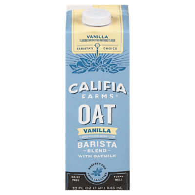 Califia Farms Vanilla Oat Barista Blend 32 Fluid Ounces
