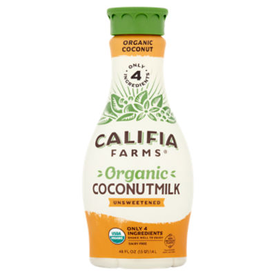 Califia Farms Organic Unsweetened Coconutmilk, 48 fl oz