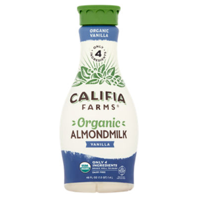 Califia Farms Organic Vanilla Almondmilk, 48 fl oz, 48 Fluid ounce