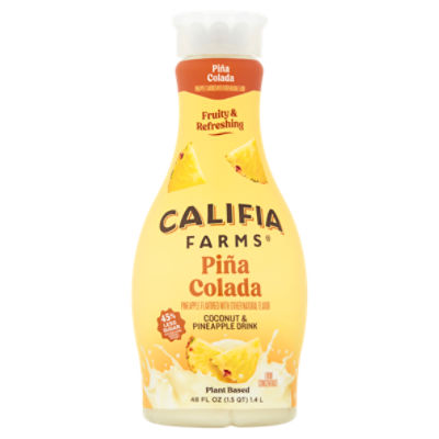 Califia Farms Piña Colada Coconut & Pineapple Drink, 48 fl oz