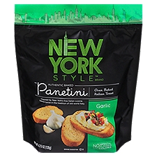 New York Style Authentic Baked Garlic Panetini, 4.75 oz