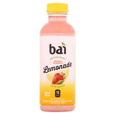 Bai São Paulo Strawberry Antioxidant Lemonade, 18 fl oz Fairway