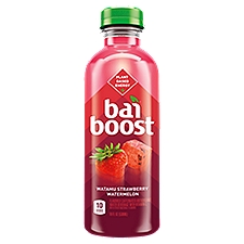 Bai Boost Watamu Strawberry Watermelon Flavored Caffeinated Antioxidant Water Beverage, 18 fl oz