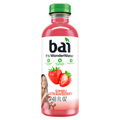 Bai It's WonderWater Simbu Strawberry Flavored Antioxidant Beverage, 18 fl oz