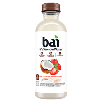 Bai It's WonderWater Shala Coconut Strawberry Flavored Antioxidant Beverage, 18 fl oz