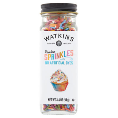 Watkins Rainbow Sprinkles, 3.4 oz