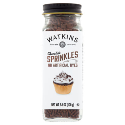 Watkins Chocolate Sprinkles, 3.5 oz