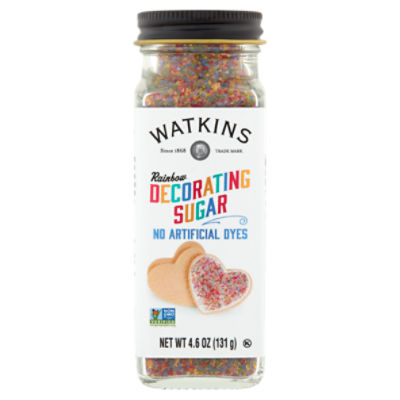 Watkins Rainbow Decorating Sugar, 4.6 oz