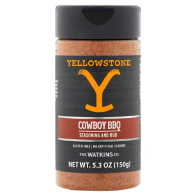 Yellowstone / The Watkins Co. Cowboy BBQ Seasoning and Rub, 5.3 oz