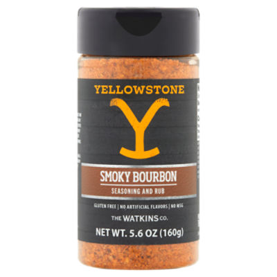 Yellowstone / The Watkins Co. Smoky Bourbon Seasoning and Rub, 5.6 oz