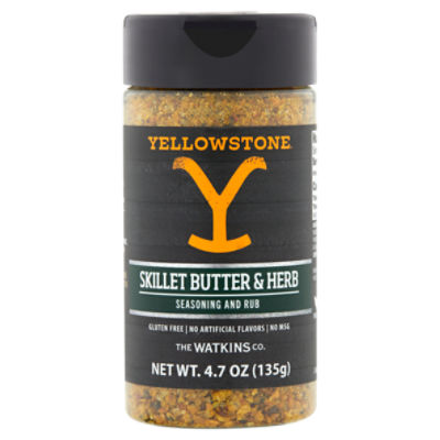 Yellowstone / The Watkins Co. Skillet Butter & Herb Seasoning and Rub, 4.7 oz