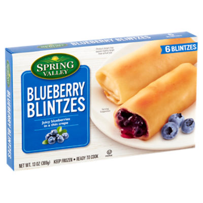 Spring Valley Blueberry Blintzes, 6 count, 13 oz