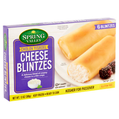 Spring Valley Cholov Yisroel Cheese Blintzes, 13 oz, 6 count