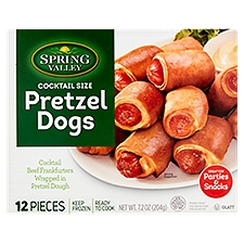 Spring Valley Cocktail Size Pretzel Dogs, 12 count, 7.2 oz