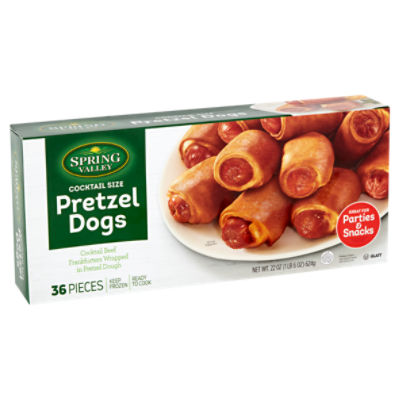 Spring Valley Cocktail Size Pretzel Dogs, 36 count, 22 oz