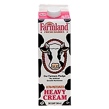 Farmland Fresh Dairies Heavy Cream, one quart, 32 Fluid ounce