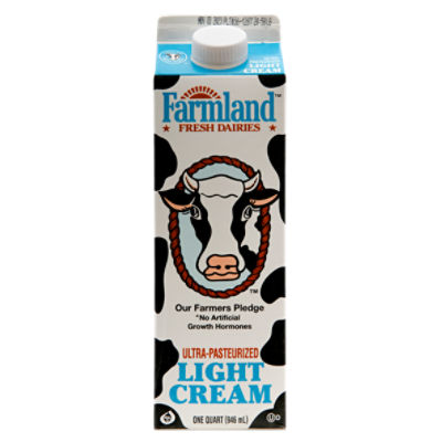 Farmland Fresh Dairies Light Cream, 1 quart
