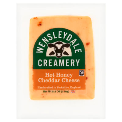 Wensleydale Creamery Hot Honey Cheddar Cheese, 5.3 oz, 5.3 Ounce