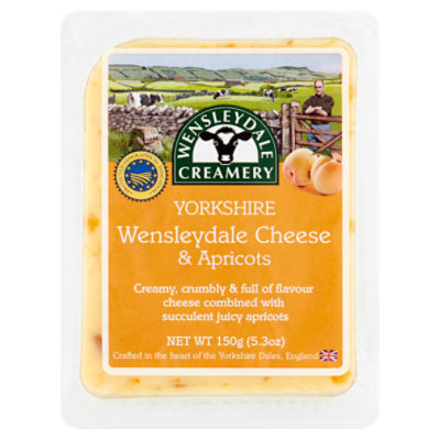 Wensleydale Creamery Yorkshire Wensleydale Cheese & Apricots, 5.3 oz