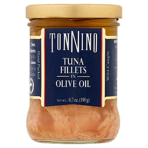 Tonnino Tuna Fillets in Olive Oil, 6.7 oz