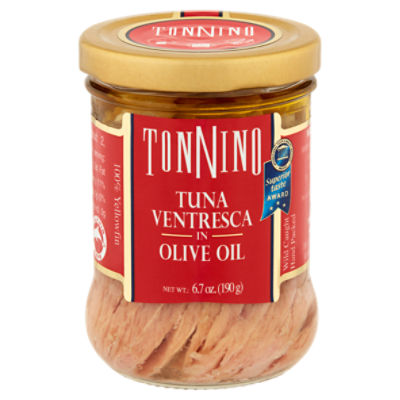 Tonnino Tuna Ventresca In Olive Oil, 6.7 oz